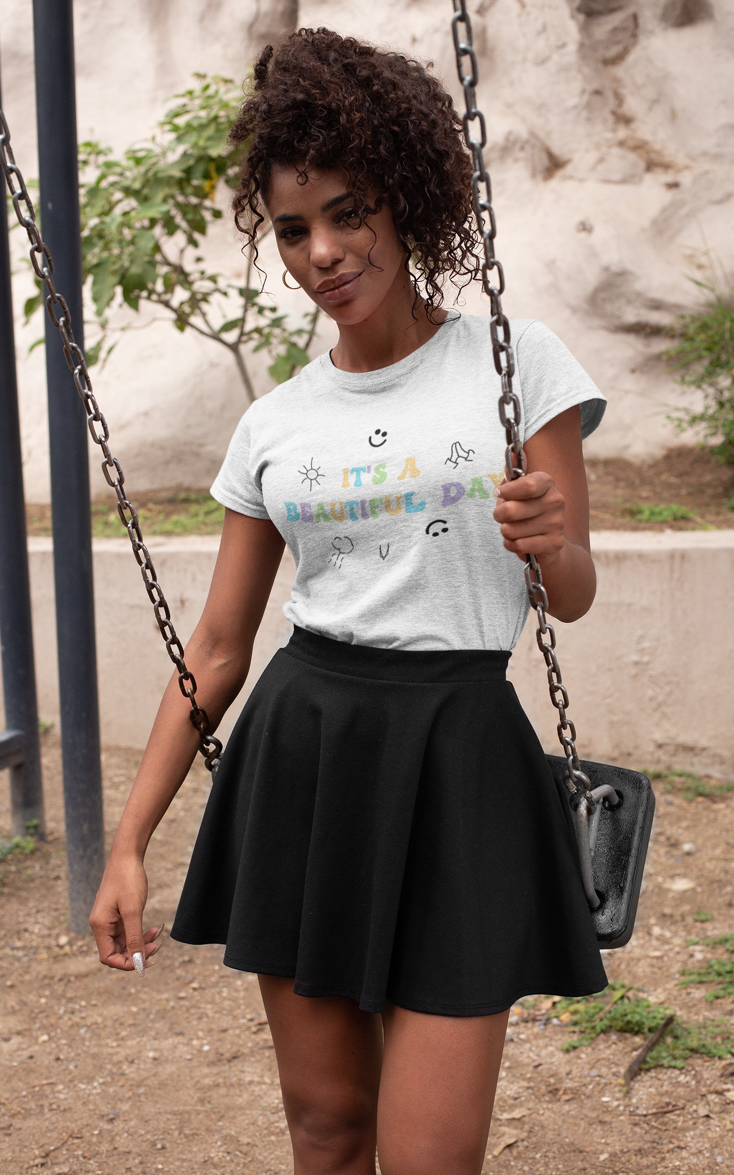 "It's A Beautiful Day" Unisex Organic Cotton Tee