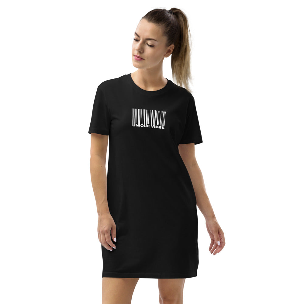 "BARCODE" Organic Cotton Tee Dress