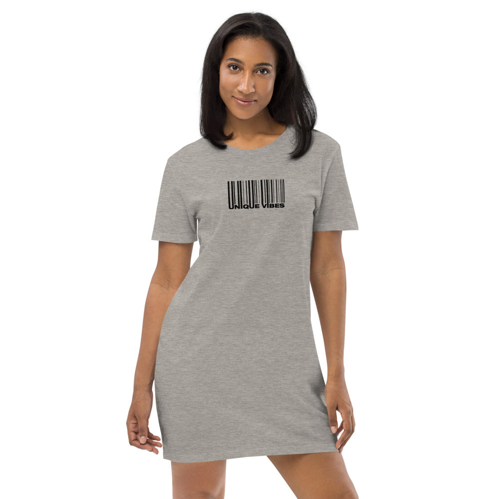 "BARCODE" Organic Cotton Tee Dress