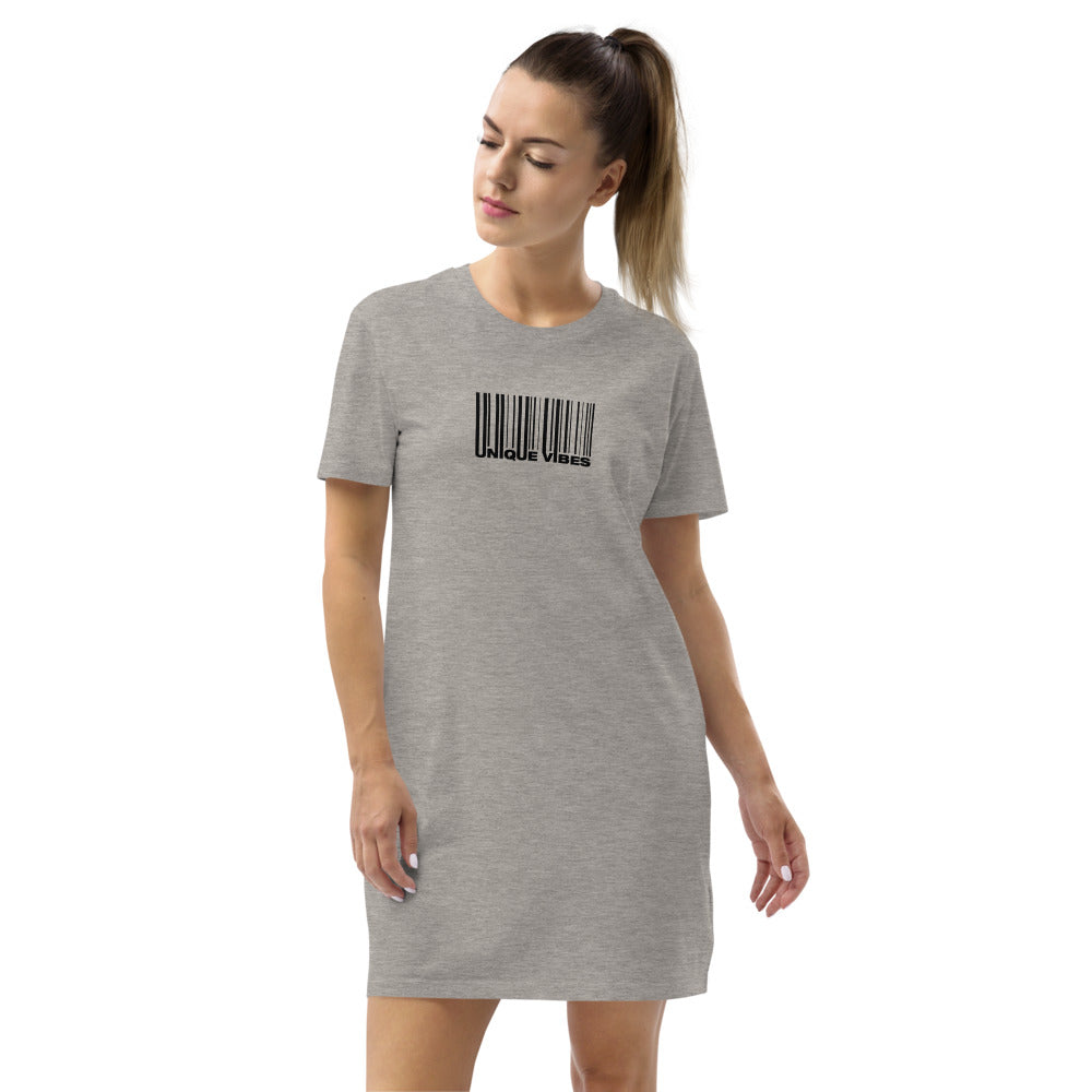 "BARCODE" Organic Cotton Tee Dress