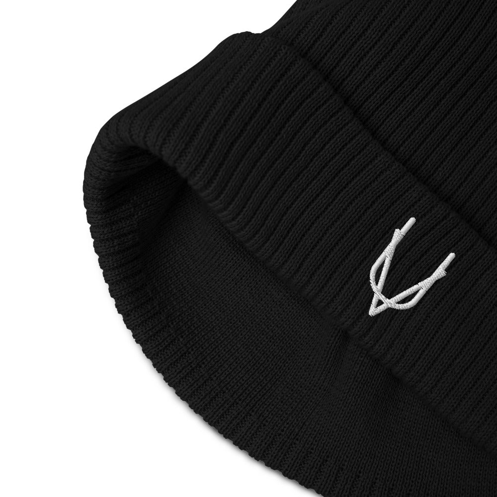 "UV" Organic Ribbed Beanie