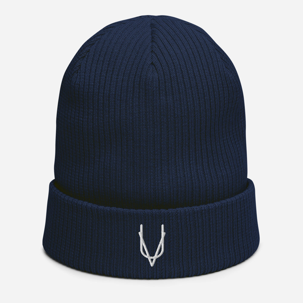"UV" Organic Ribbed Beanie