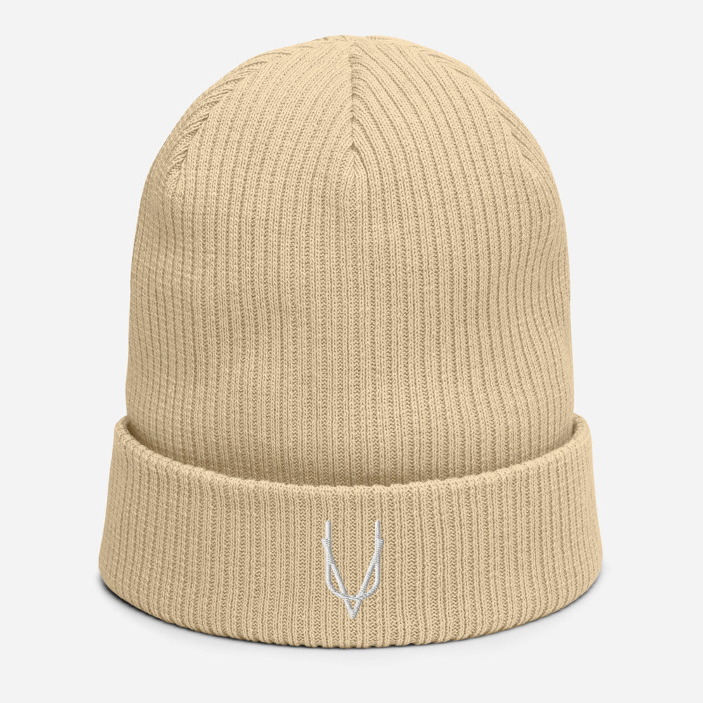 "UV" Organic Ribbed Beanie