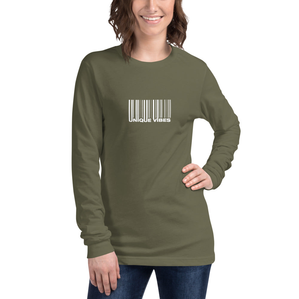 "BARCODE" Unisex Long Sleeve Tee