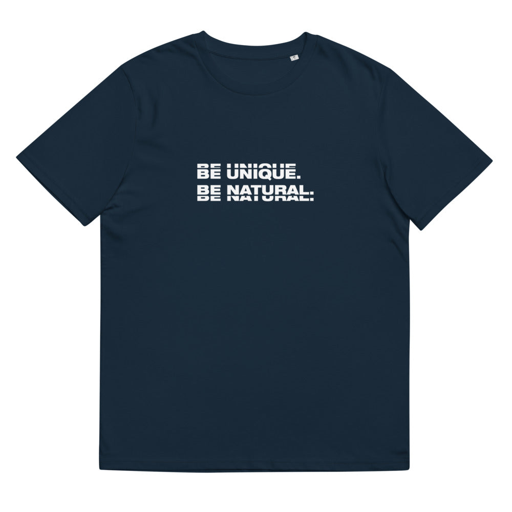 "BE UNIQUE" Unisex Organic Cotton Tee
