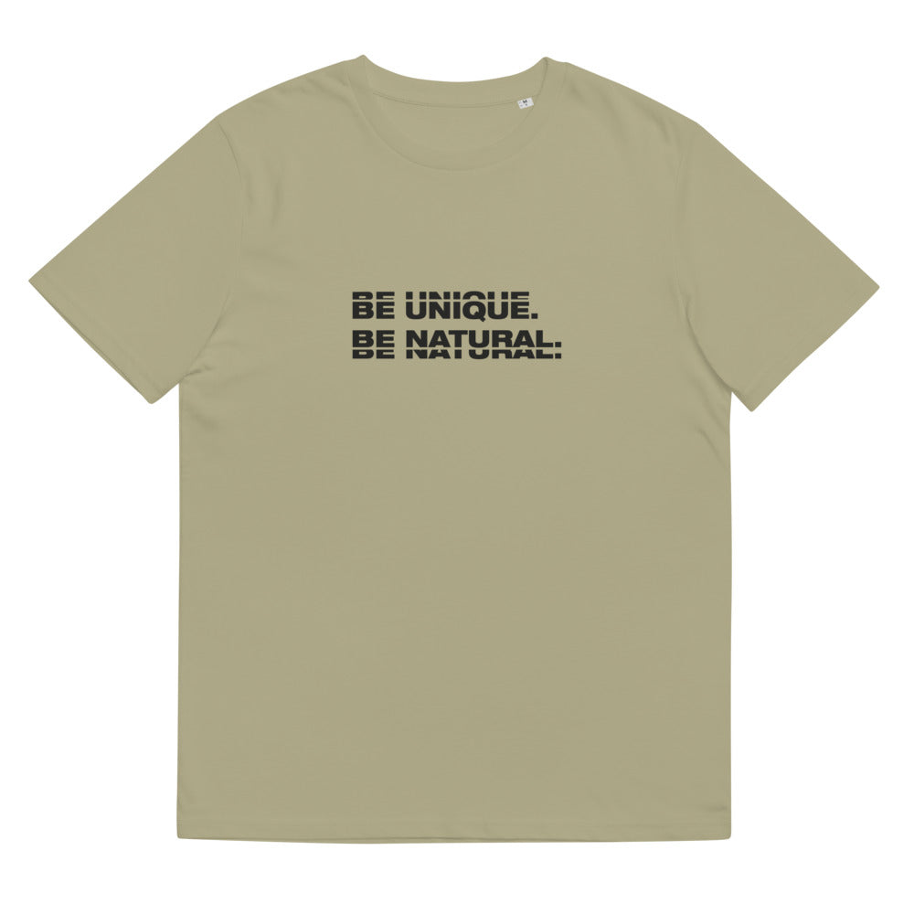 "BE UNIQUE" Unisex Organic Cotton Tee