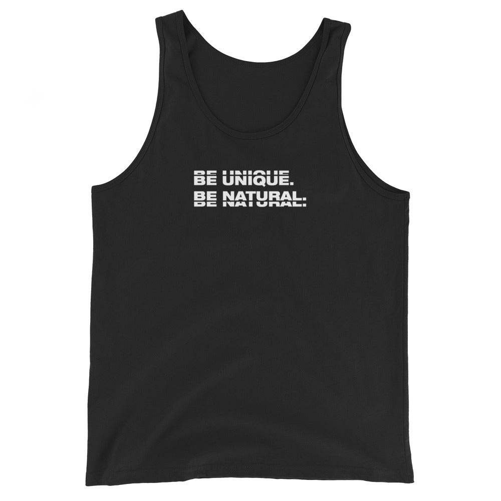 "BE UNIQUE" Unisex Tank Top