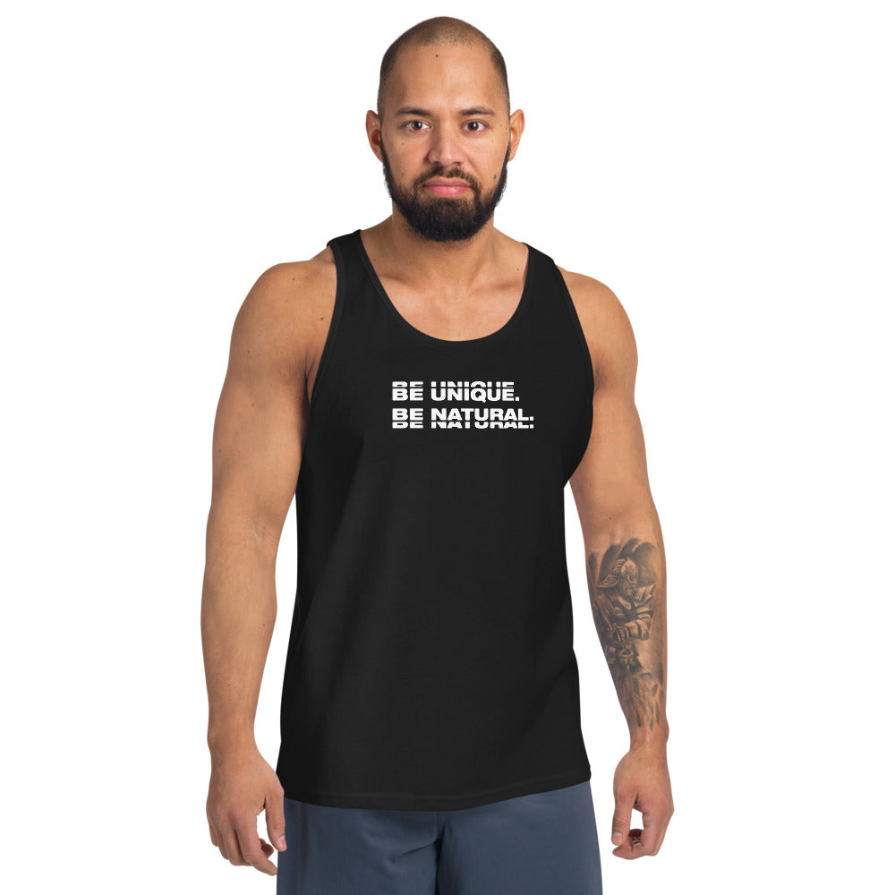 "BE UNIQUE" Unisex Tank Top