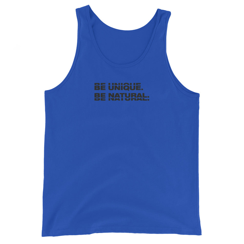 "BE UNIQUE" Unisex Tank Top