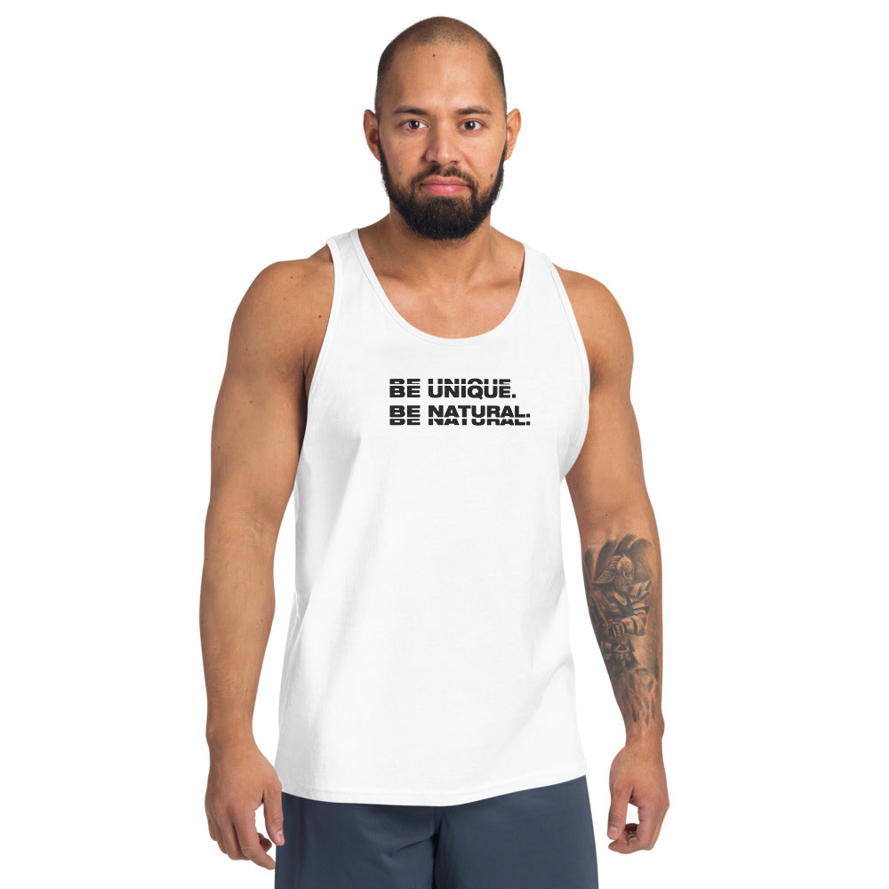 "BE UNIQUE" Unisex Tank Top