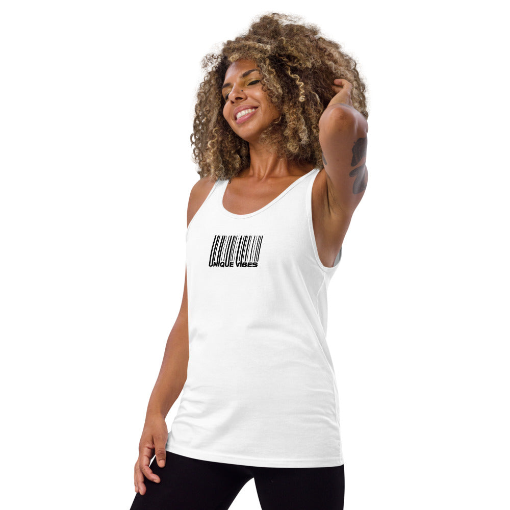 "BARCODE" Unisex Tank Top