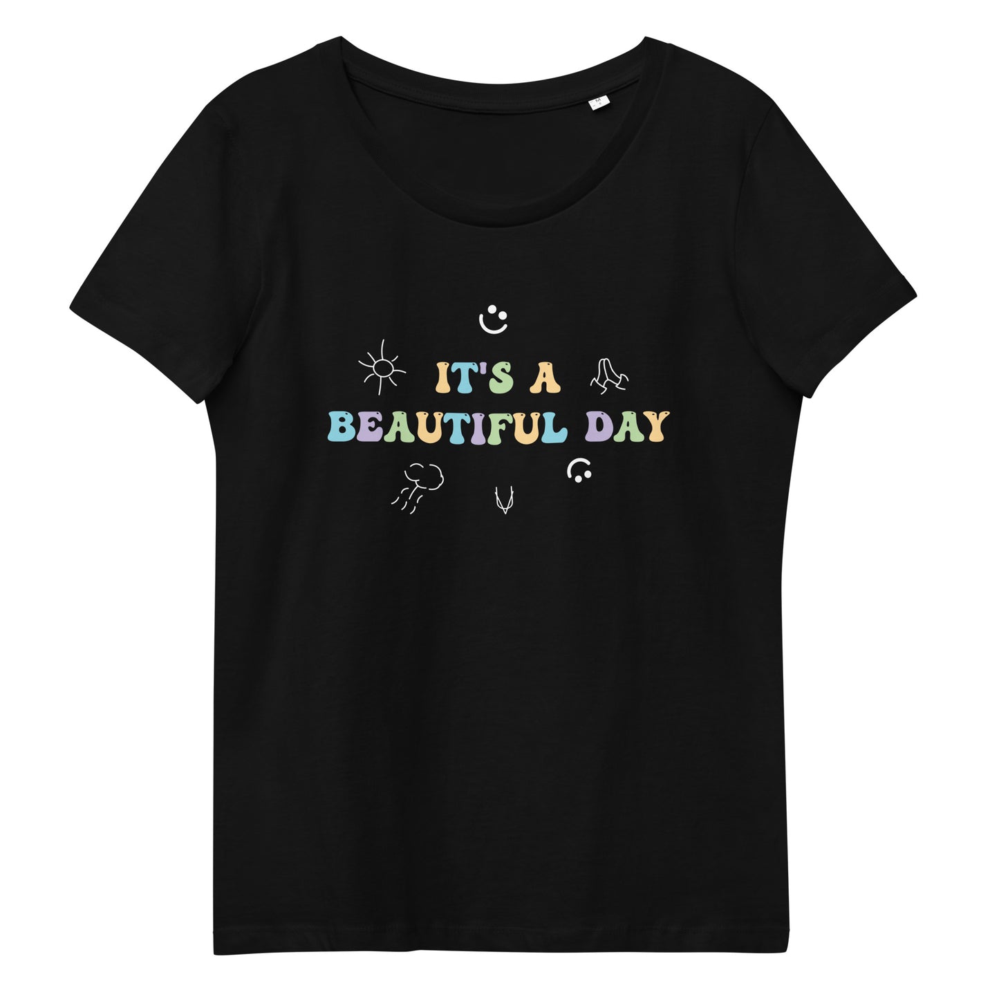 "It's A Beautiful Day" Women's Fitted Eco Tee