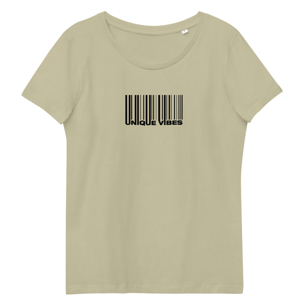 "BARCODE" Women's Fitted Eco Tee