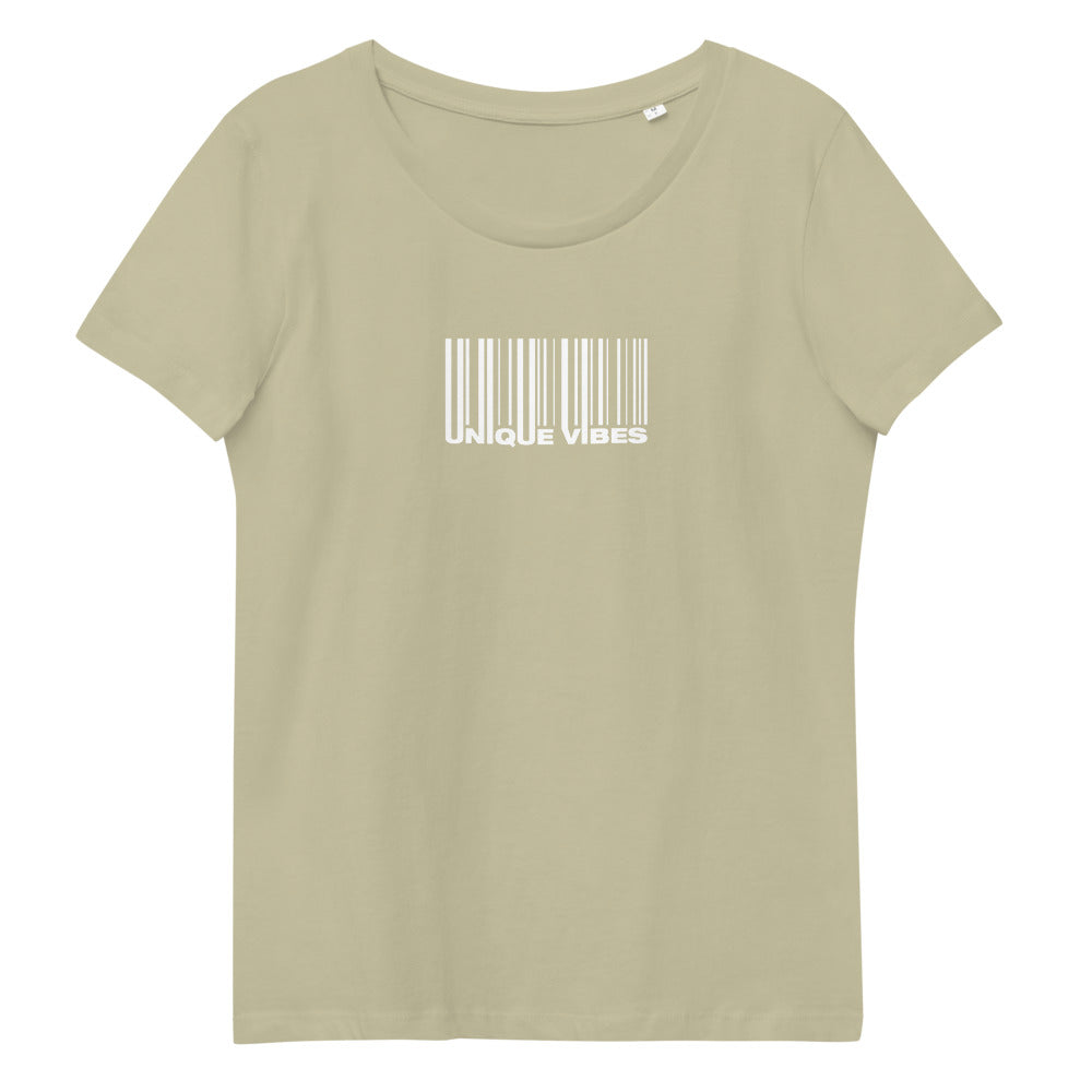 "BARCODE" Women's Fitted Eco Tee