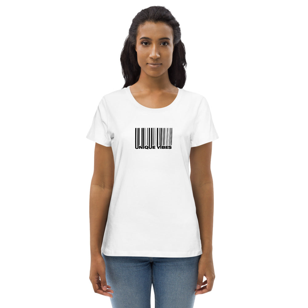 "BARCODE" Women's Fitted Eco Tee