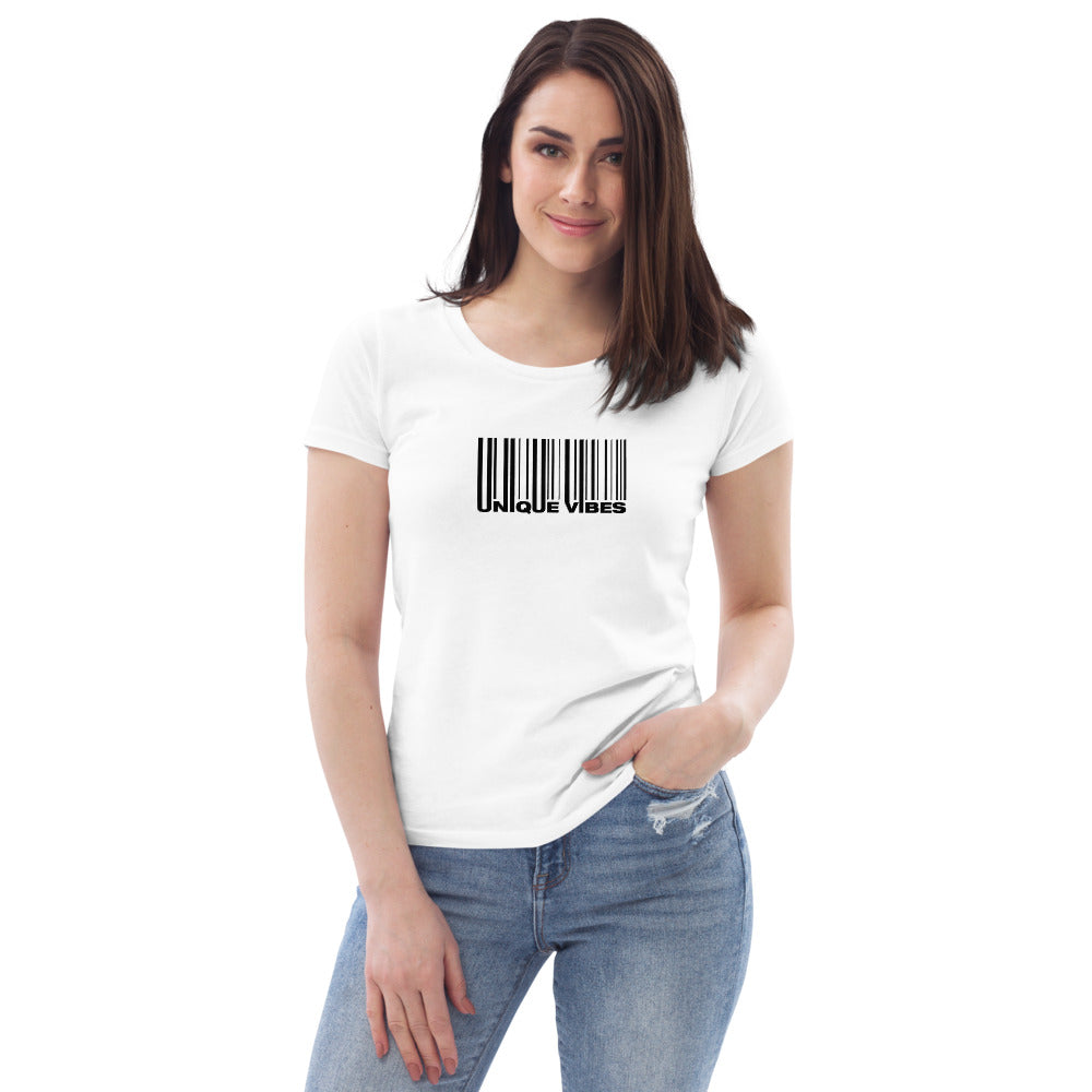 "BARCODE" Women's Fitted Eco Tee